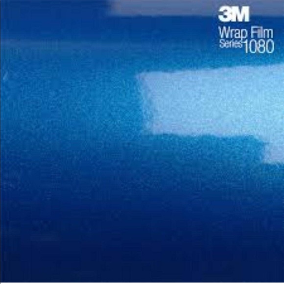 π3M 1080 Gloss Metallic Blue Air-Release Vinyl Wrap Roll & Squeegee (1βx5β)π - Picture 6 of 9